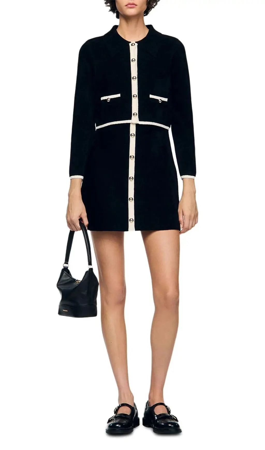 Jenne Two Tone Cardigan Flowering Girl