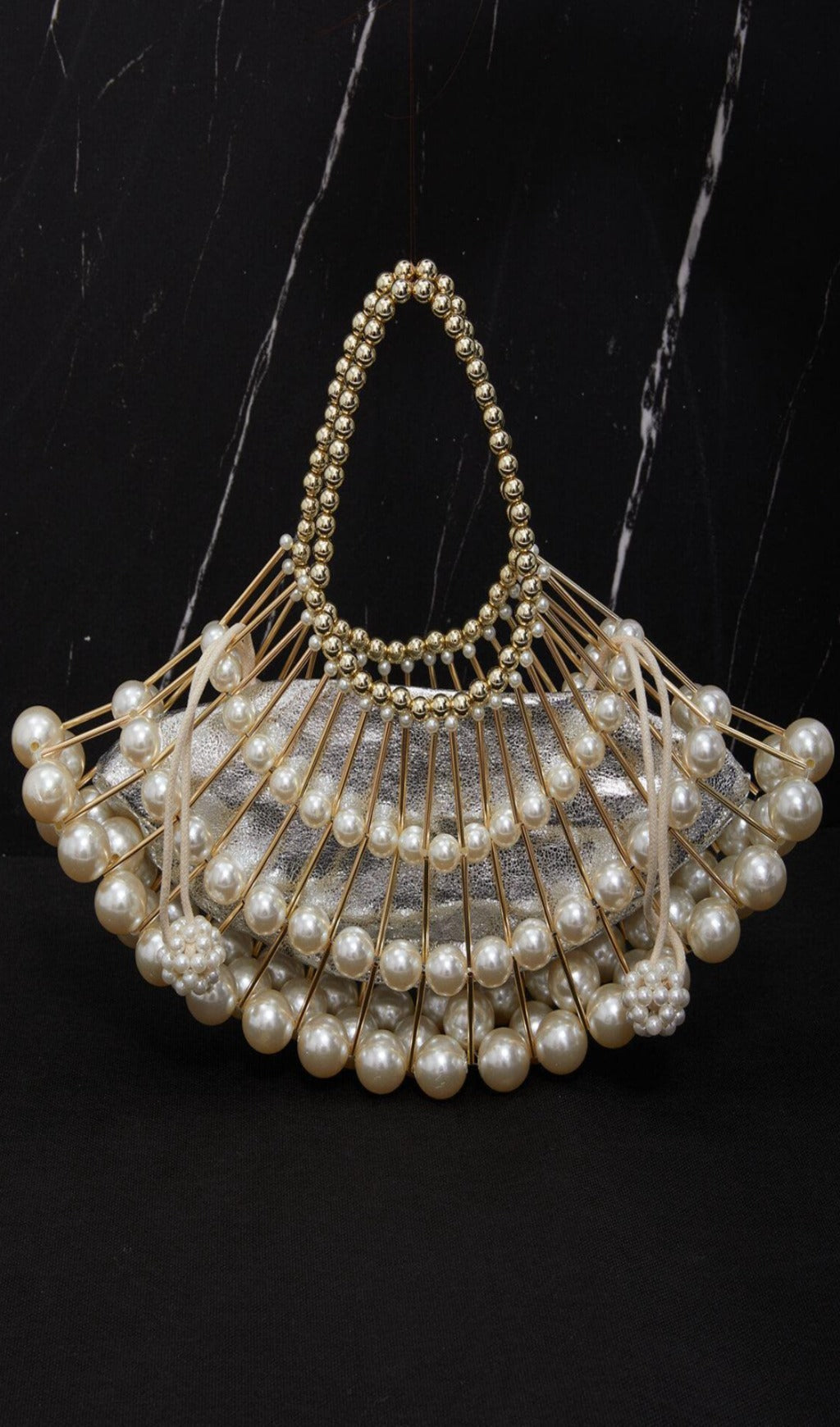 Braided Pearl Bag Flowering Girl