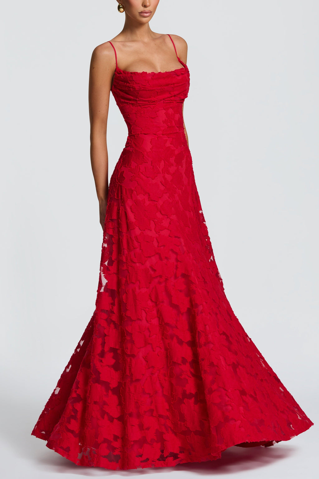 Francis Maxi Dress - Red Flowering Girl
