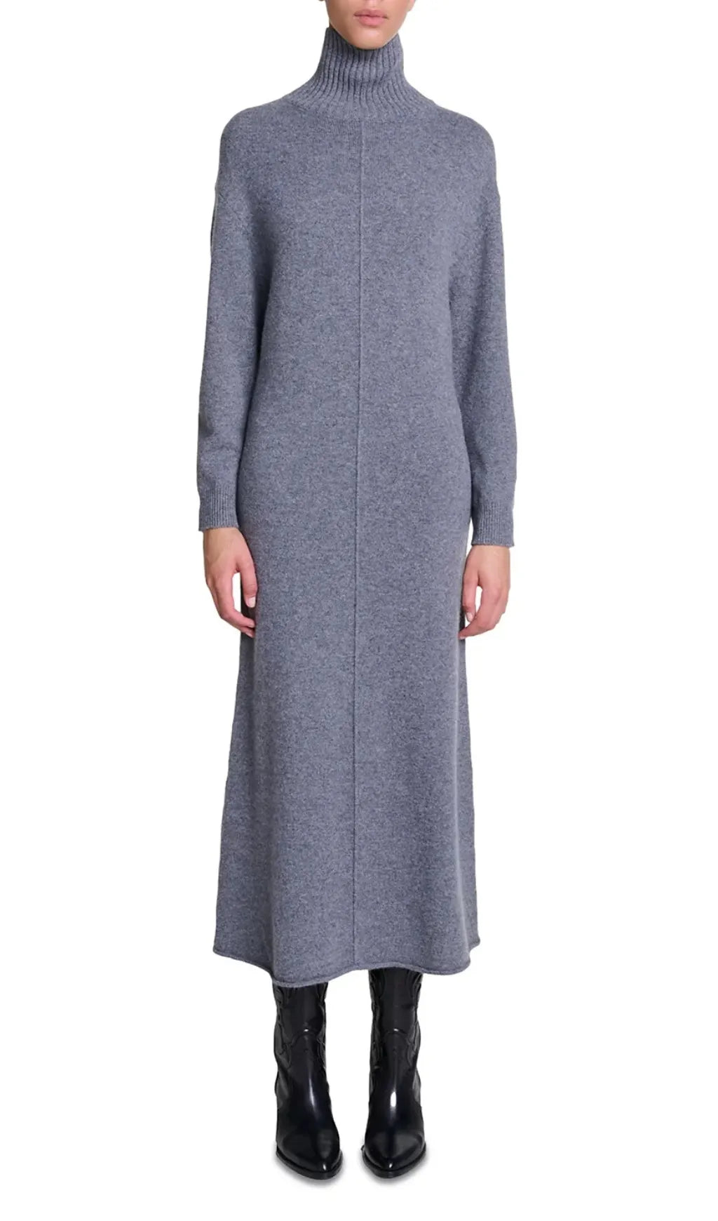 Rasagran Knit Maxi Dress Flowering Girl