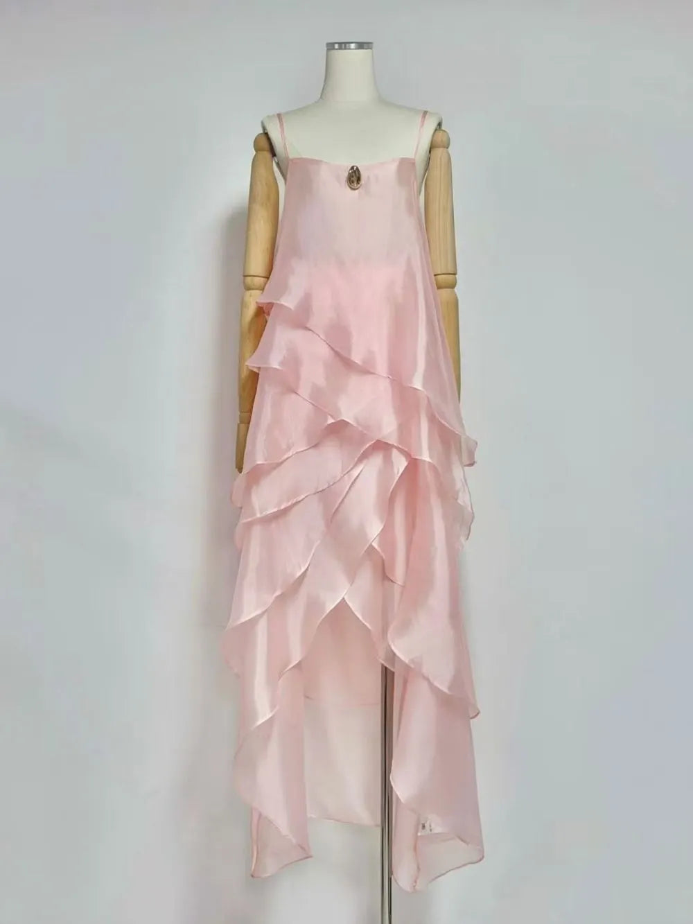 Macaria Strappy Layered Maxi Dress Flowering Girl