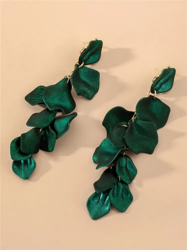Cora Petal Fringe Earrings Flowering Girl