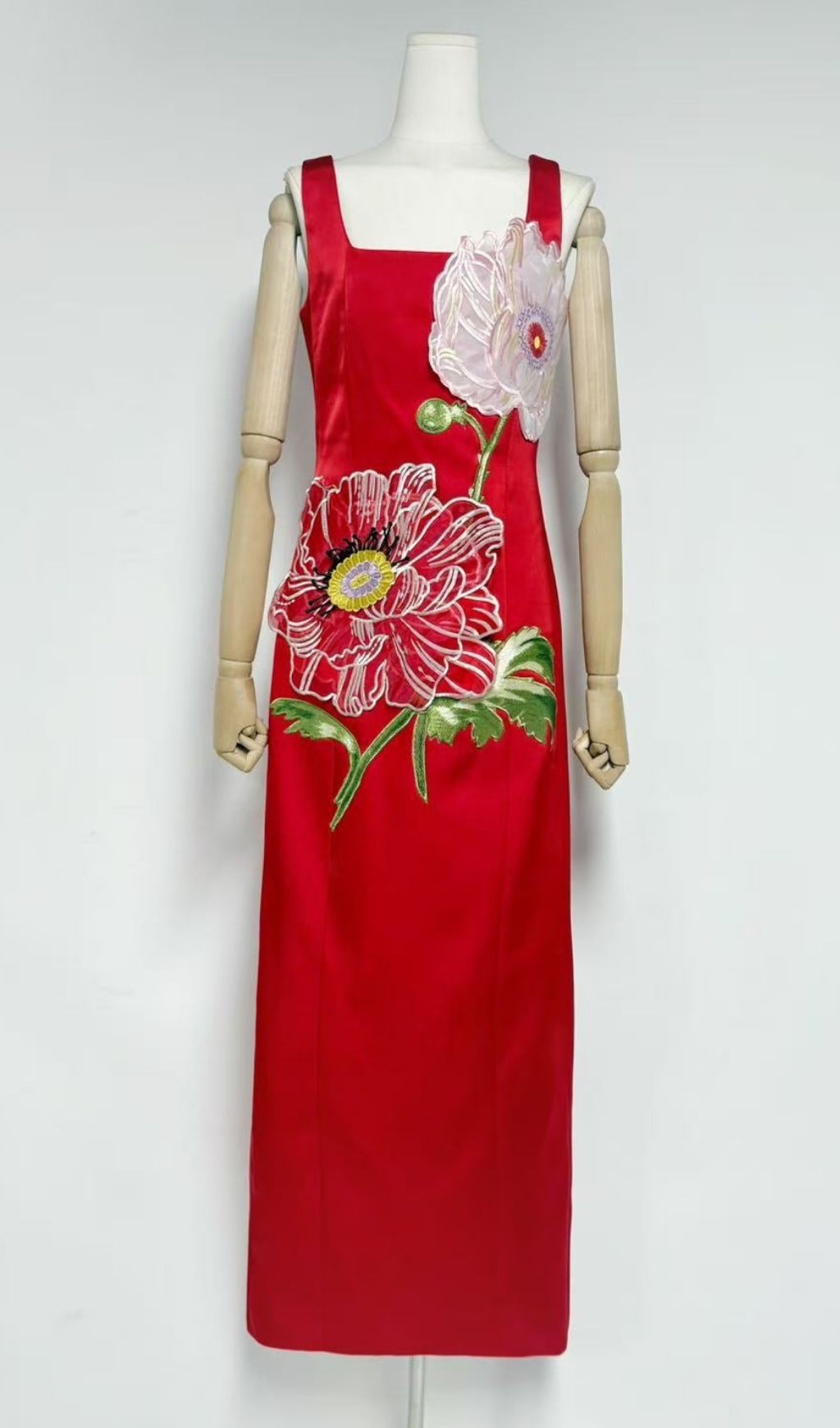 Karin Strappy Flower Maxi Dress Flowering Girl