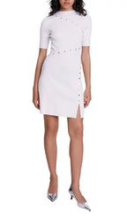 Rellier Short Sleeve Dress Flowering Girl