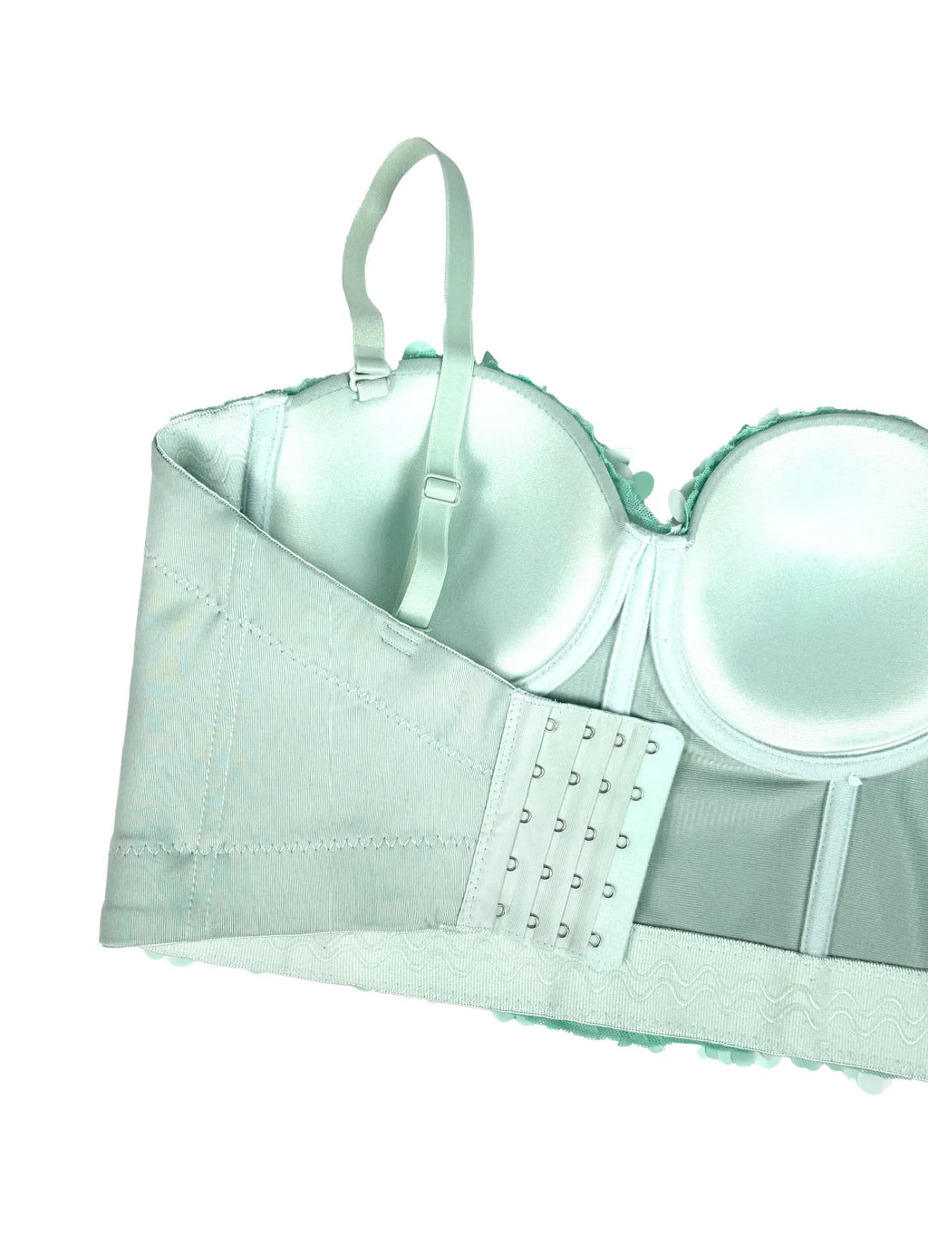 Gitte Sequin Crop Top Flowering Girl