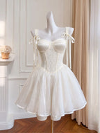 Maison Lace Mini Dress Flowering Girl