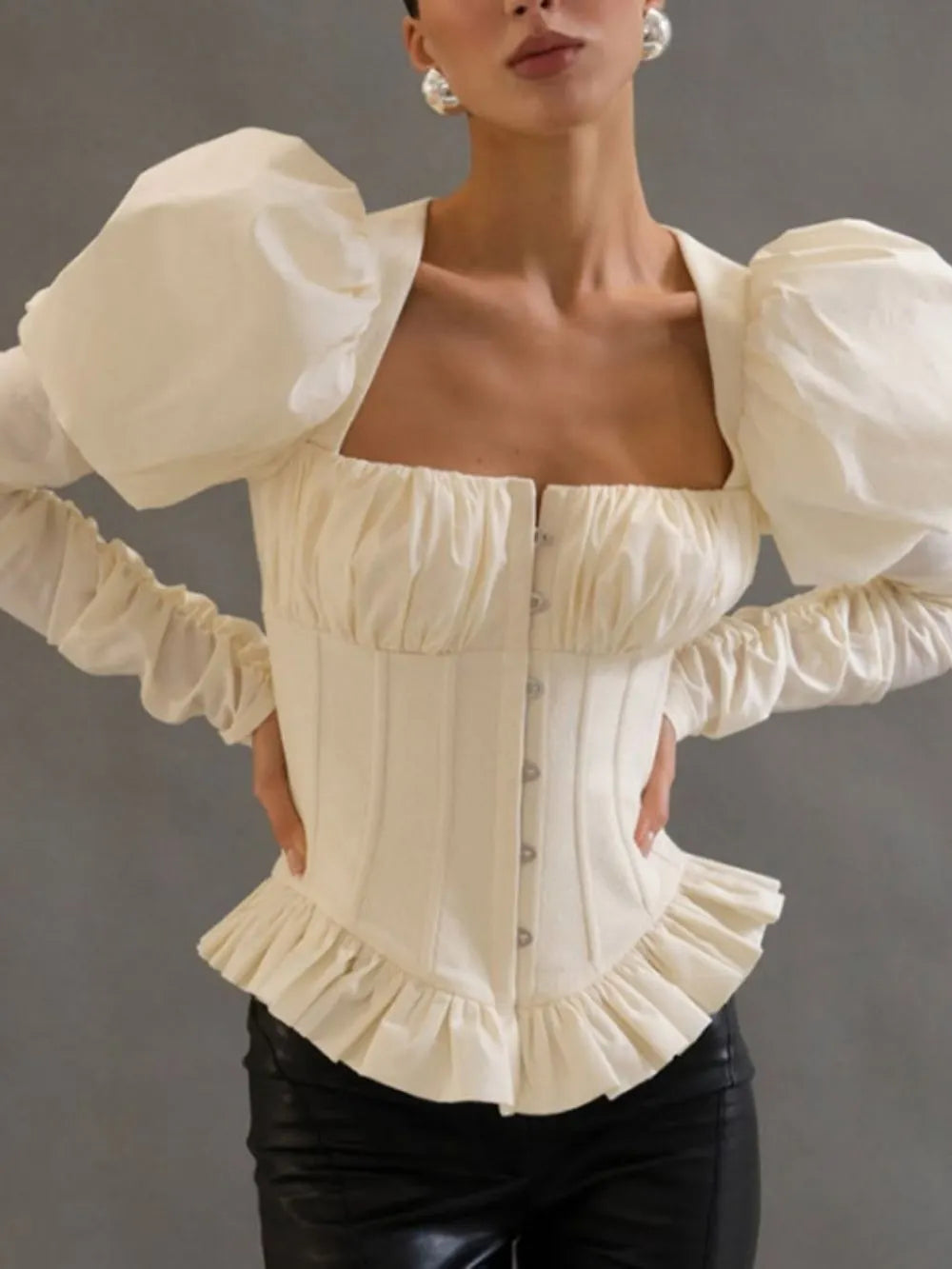 Mattel White Corset Top Flowering Girl