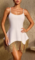 Avenlore Spaghetti Fringe Top Flowering Girl