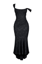 Black Bell Floral Maxi Dress Flowering Girl