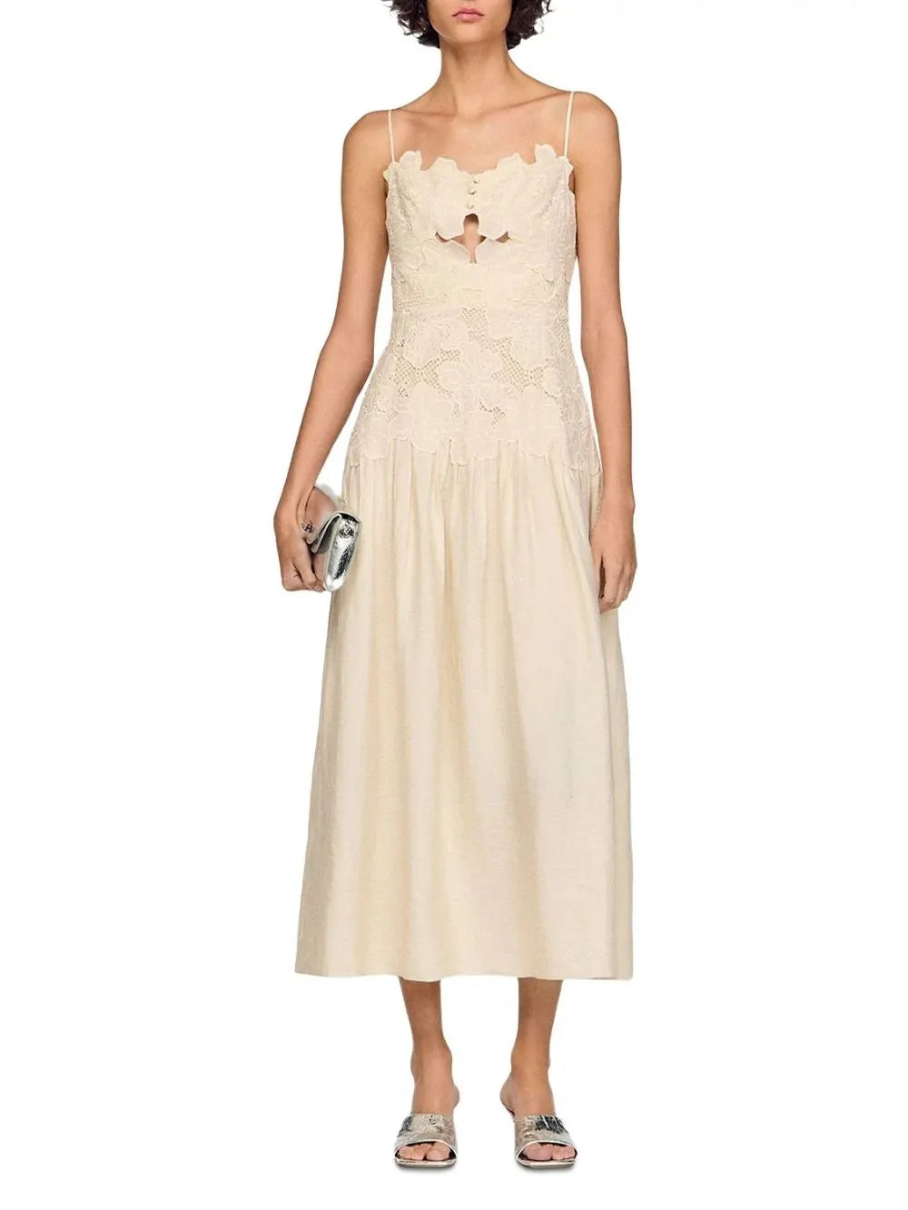 Guipure Maxi Dress Flowering Girl