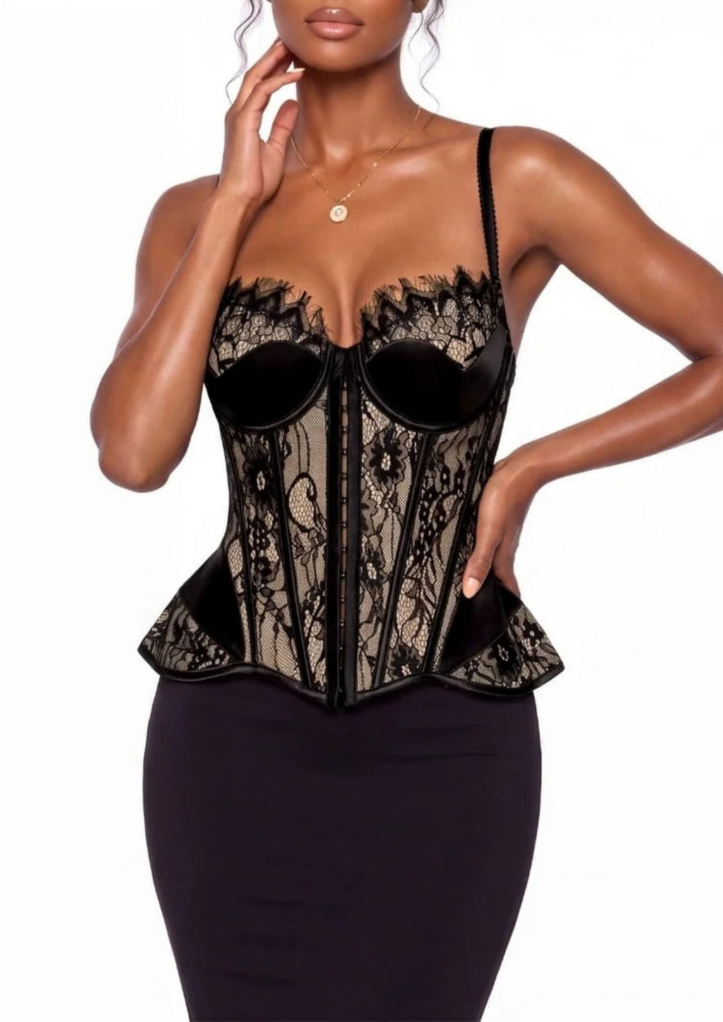 Oshenik Spaghetti Lace Top Flowering Girl