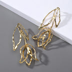 Dorcas Gold Flower Earrings Flowering Girl