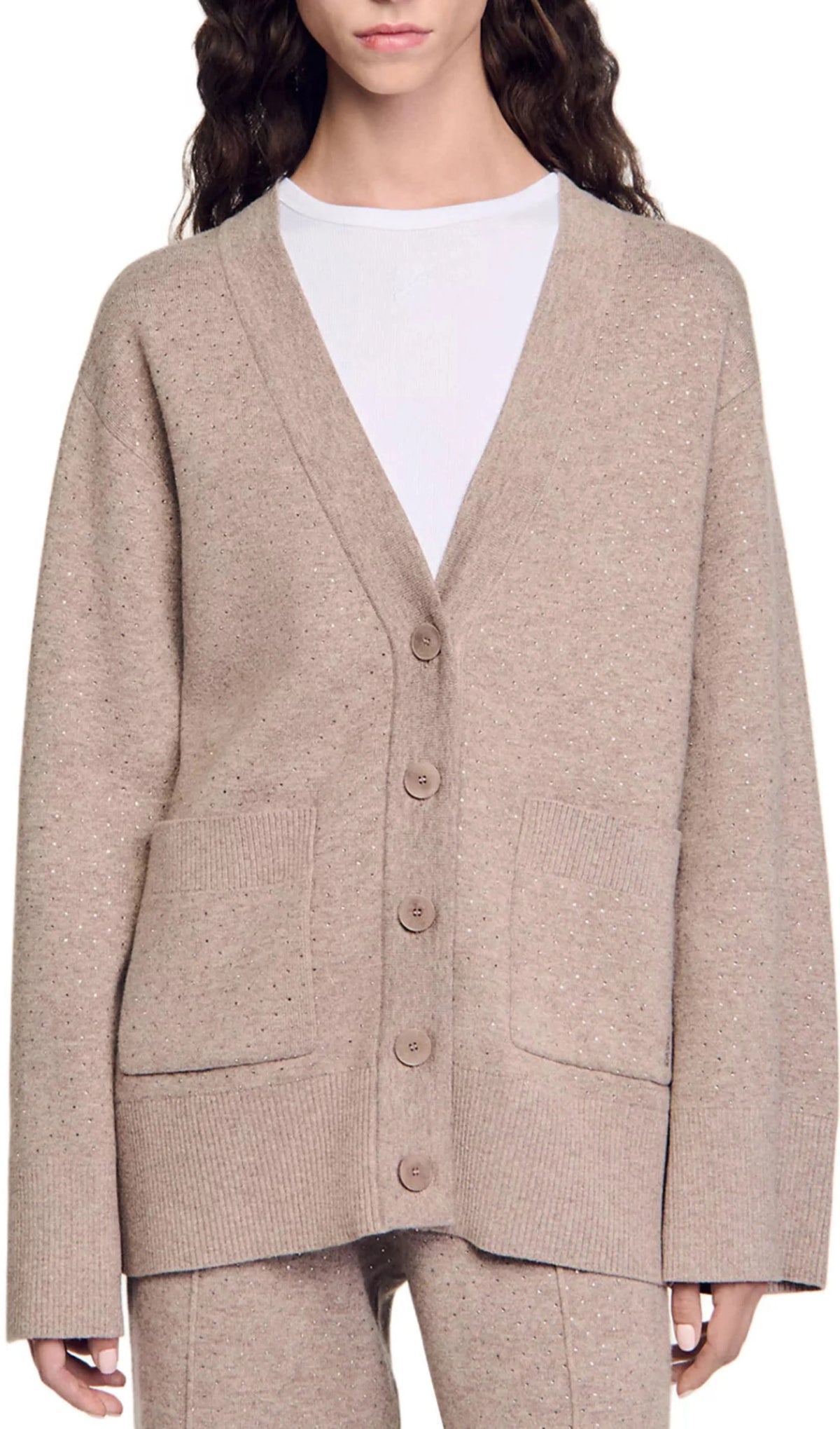 Vaddy Embellished Cardigan Flowering Girl