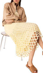 Crochet Midi Skirt Flowering Girl