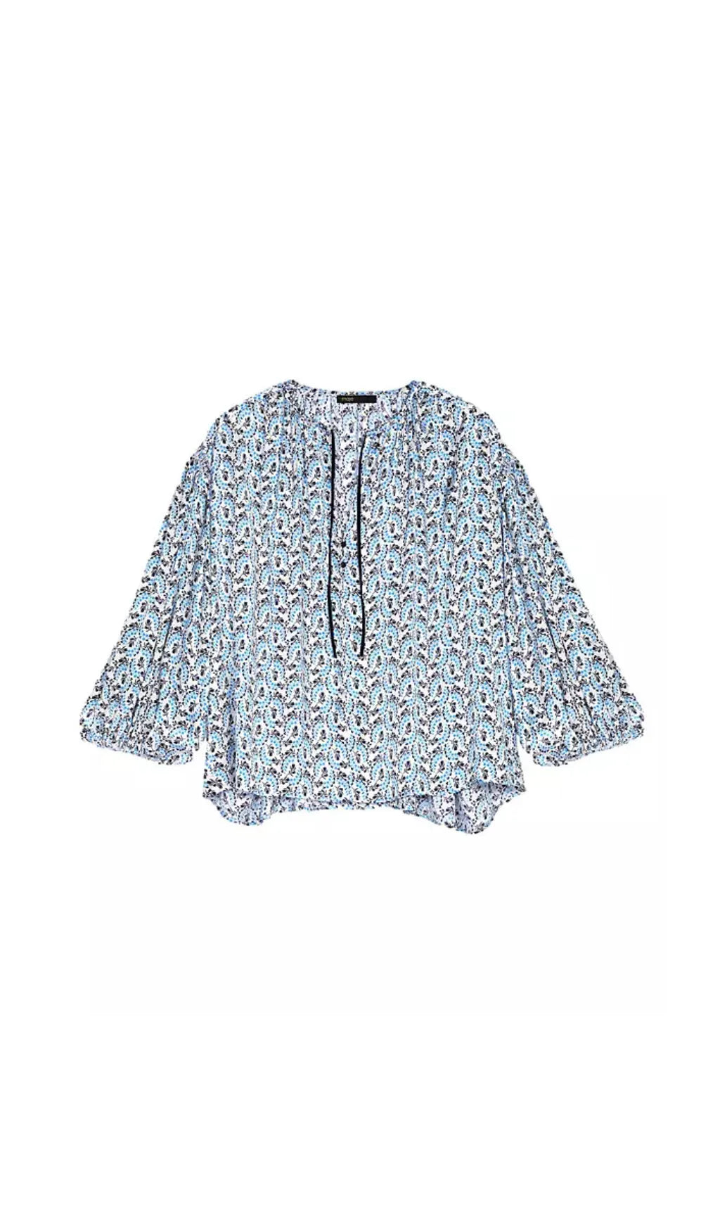 LOOSE-FITTING SATIN BLOUSE Flowering Girl