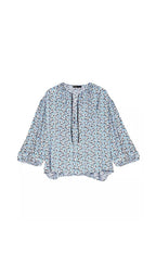LOOSE-FITTING SATIN BLOUSE Flowering Girl