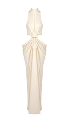 Jayme Sleeveless Cutout Maxi Dress Flowering Girl
