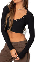 MILADY RIBBED CROP TOP Flowering Girl