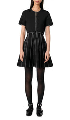 Cropped Cardigan Flowering Girl