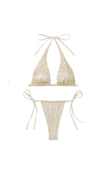 Leena Gold Bikini Two-Piece Set Flowering Girl