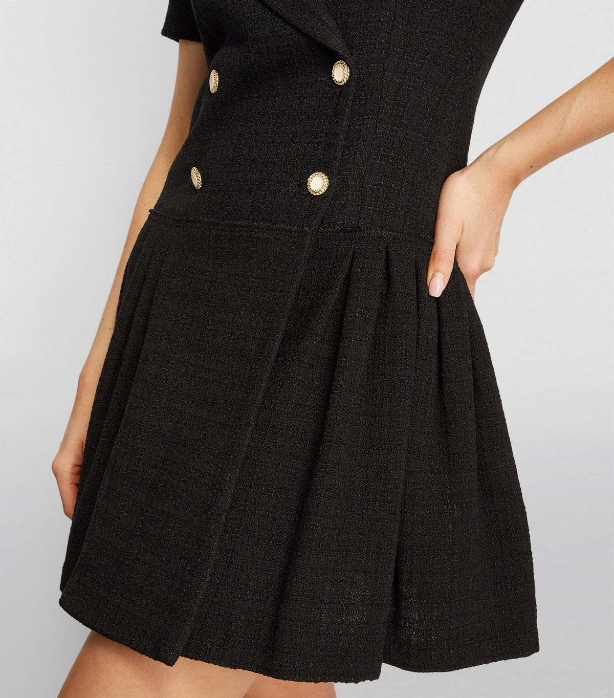 SHORT TWEED COAT DRESS Flowering Girl