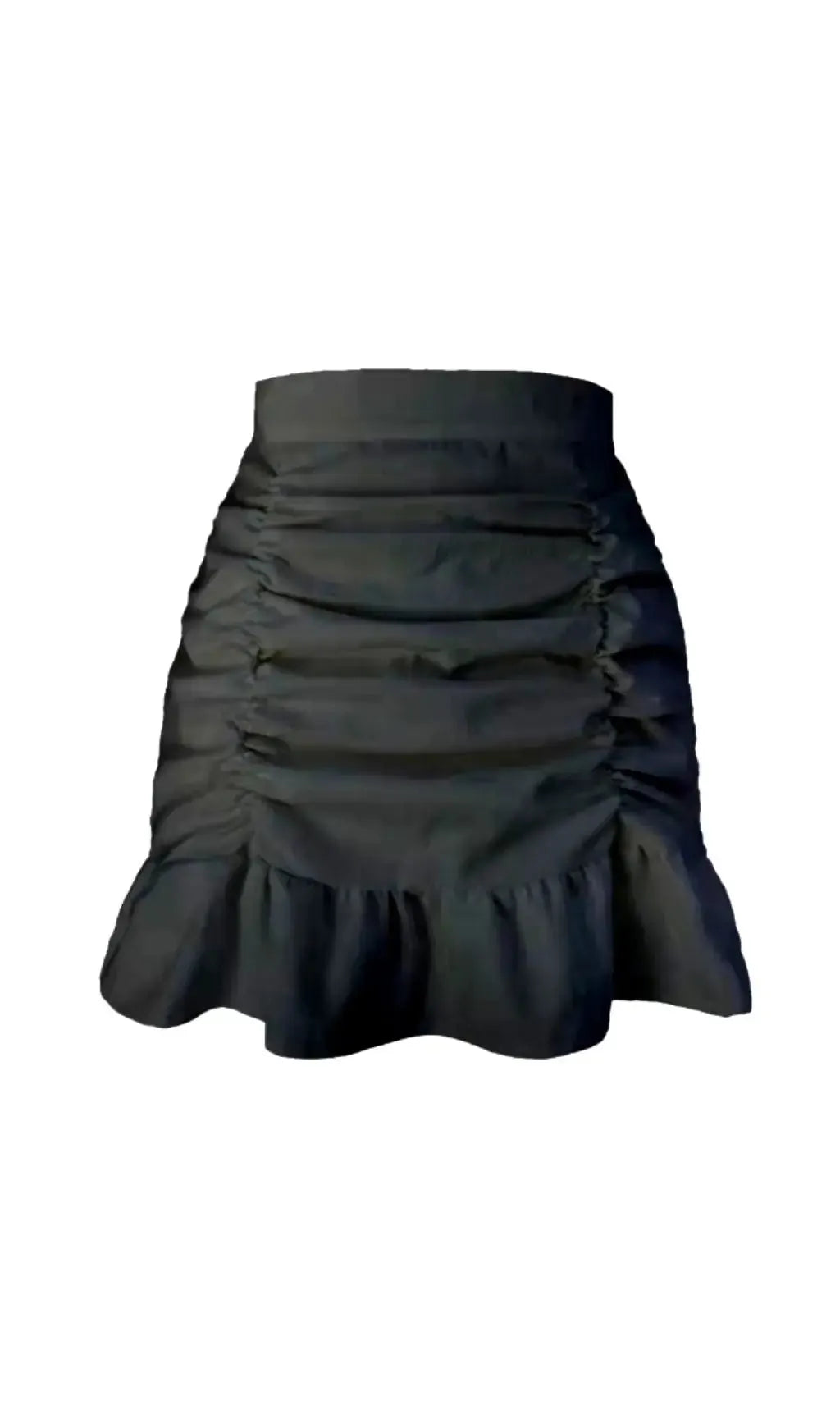 Purple Ruffle Pleated Mini Skirt Flowering Girl