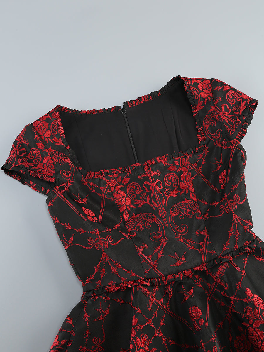Fantine Flower Mini Dress Flowering Girl