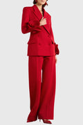 Sophia Rose Appliqué Blazer - Red Flowering Girl