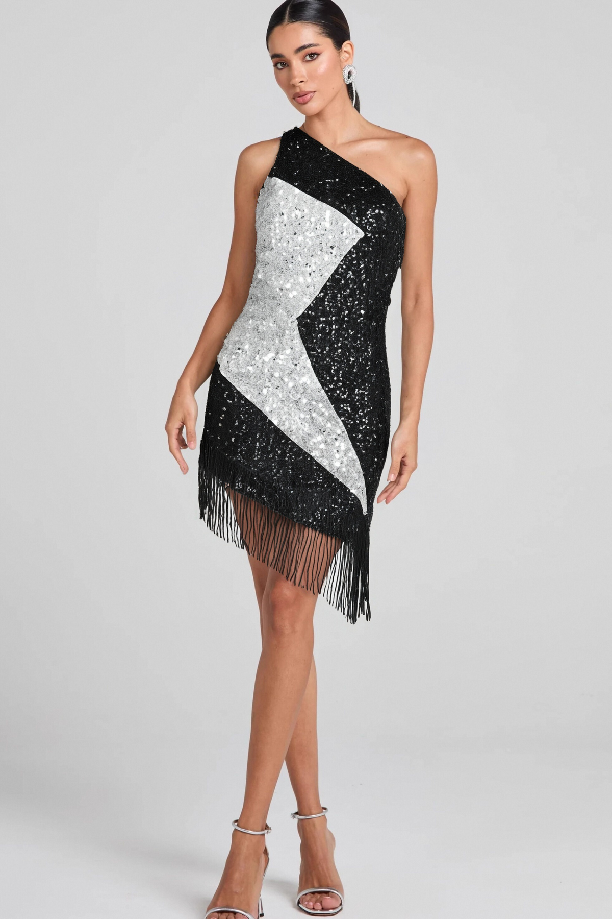 Aglaia One Shoulder Sequin Dress Flowering Girl