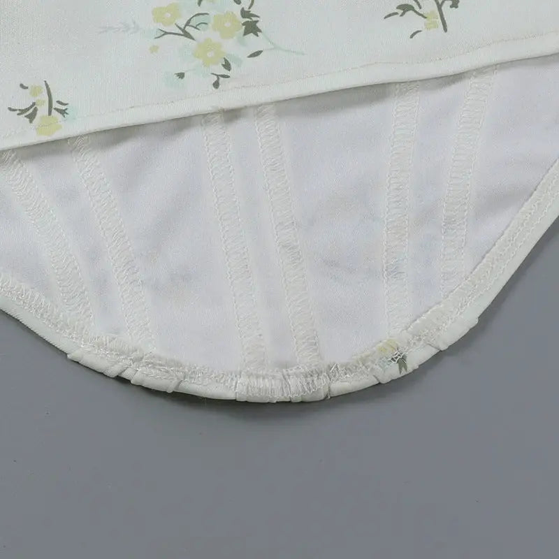 Pile Of Broken Flowers Pile Neck Camisole Flowering Girl
