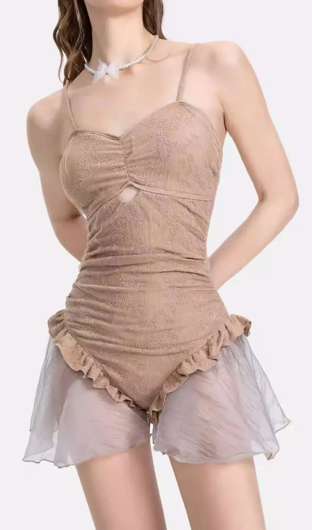Gabby Brown One-Piece Swimsuit Flowering Girl