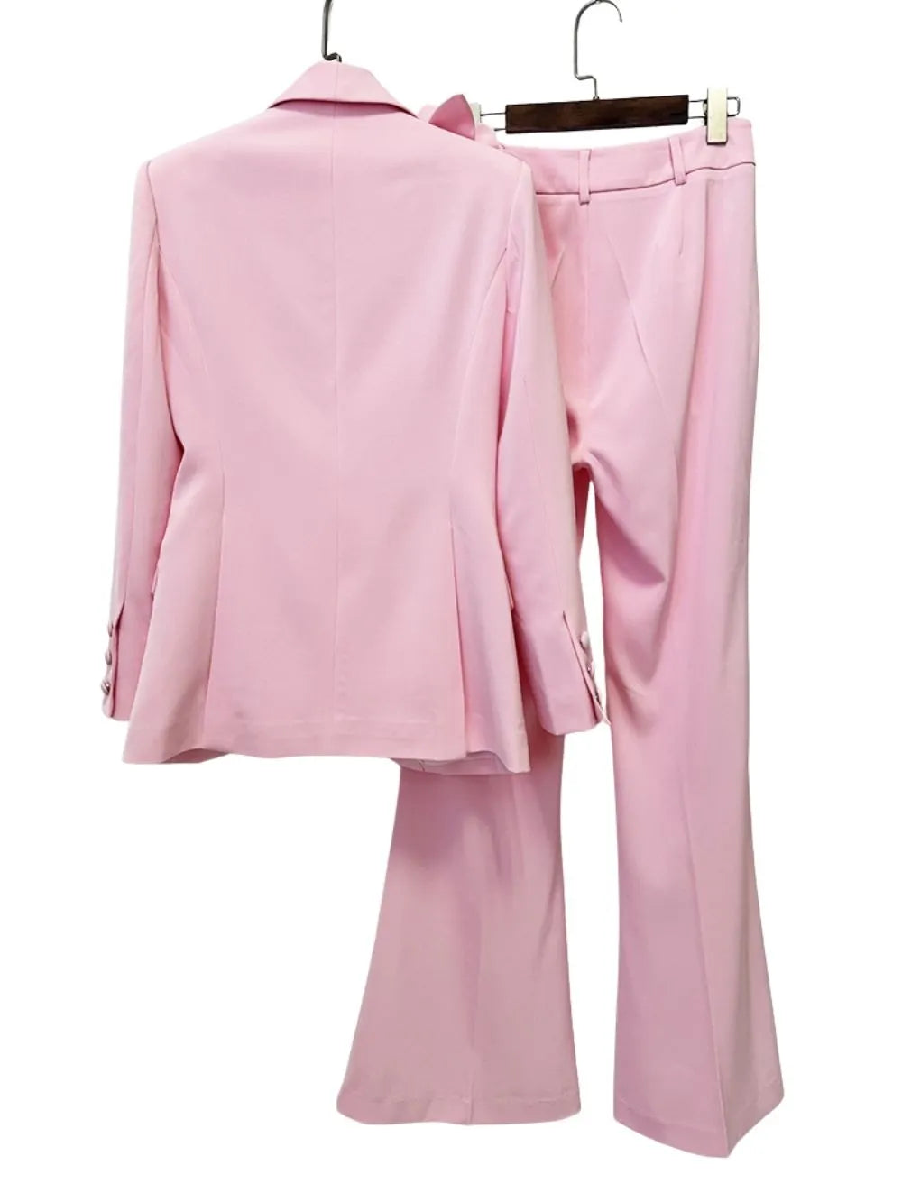 Makimi Flower Embellished Blazer Set Flowering Girl
