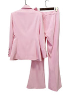 Makimi Flower Embellished Blazer Set Flowering Girl