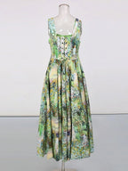 Kallima Strappy Printed Maxi Dress Flowering Girl