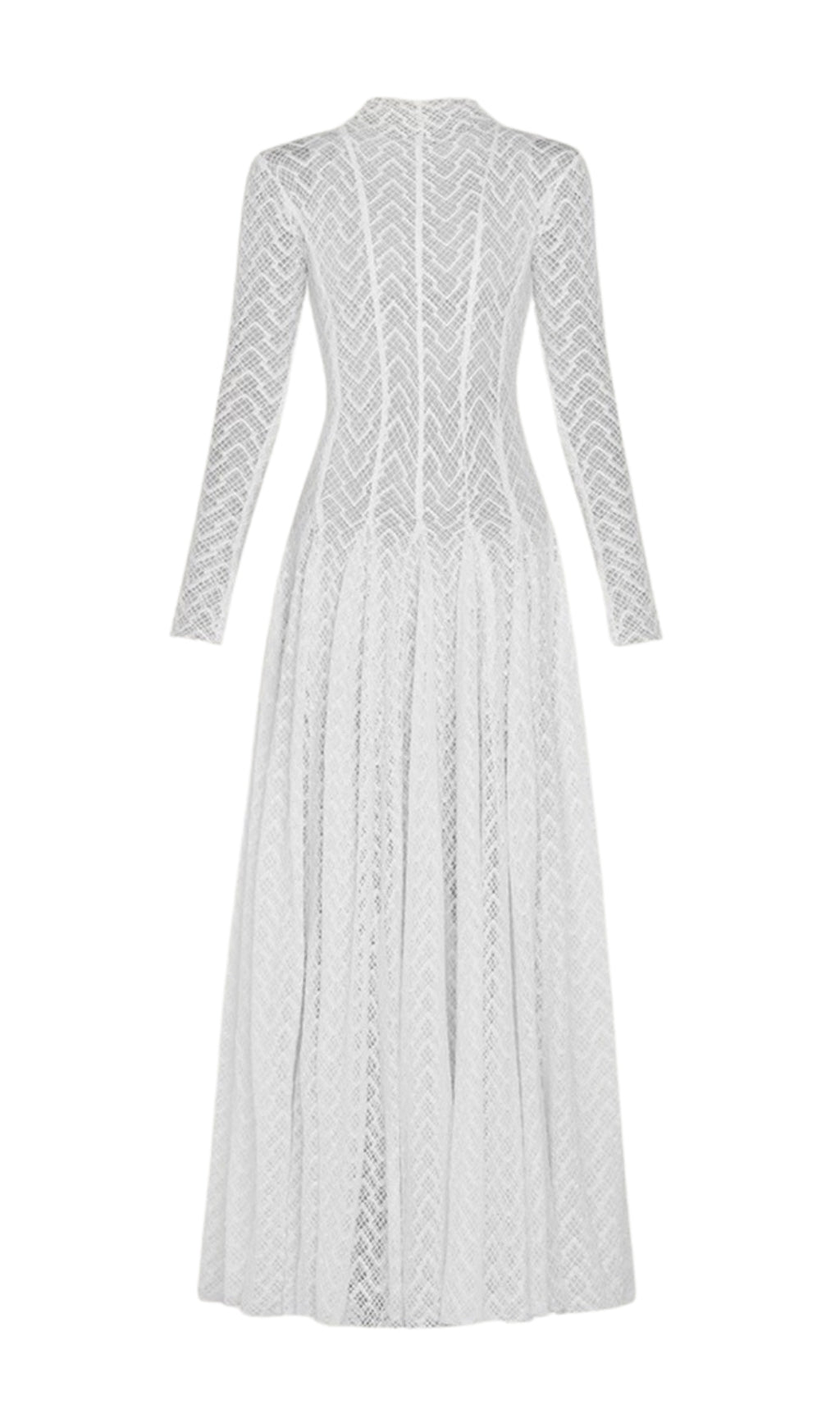 Dalise White Long Sleeve Maxi Dress Flowering Girl