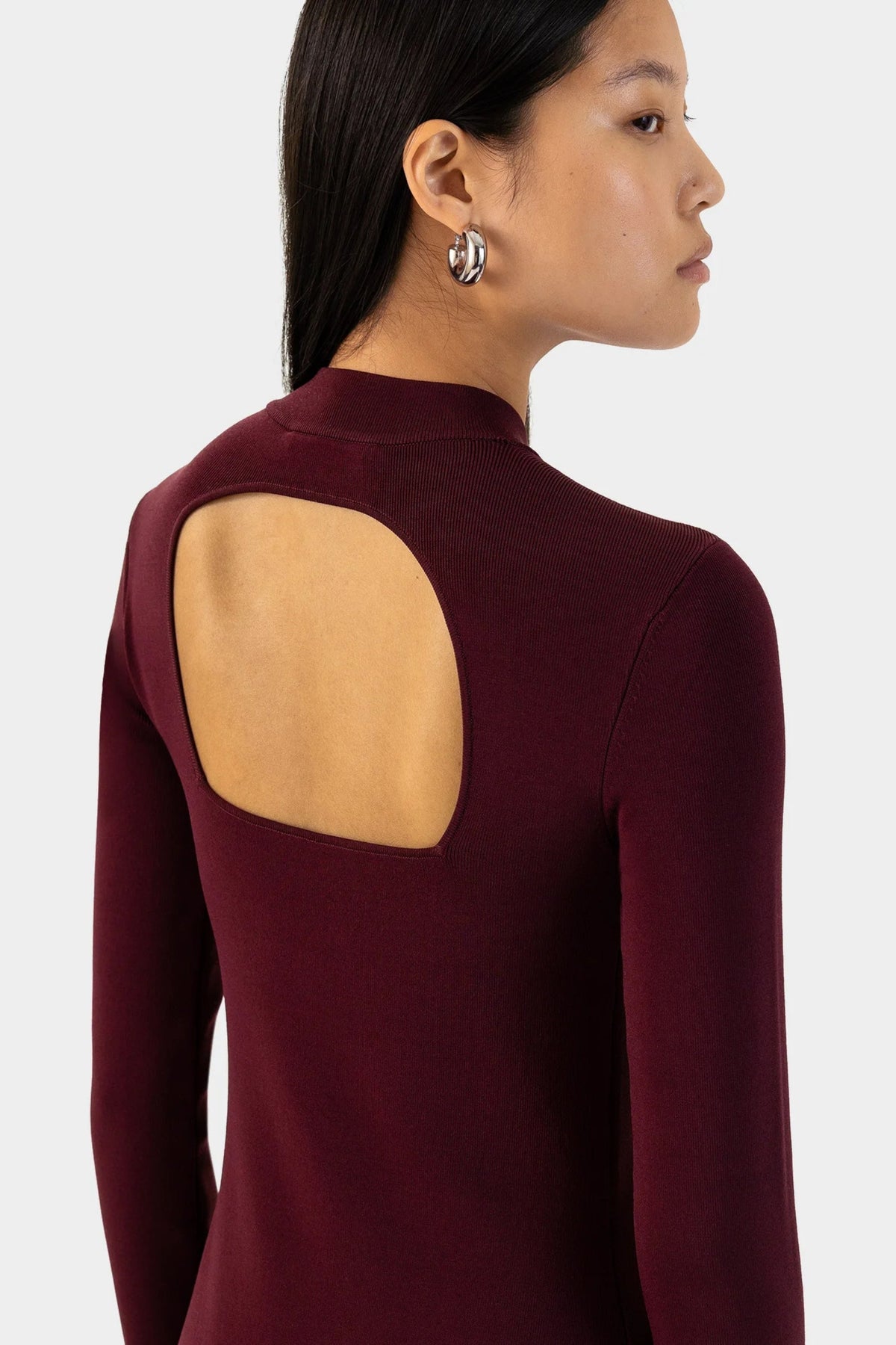 Merlot Maxi Dress Flowering Girl