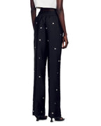 OVERSIZED EMBELLISHED TAFFETA PANTS Flowering Girl