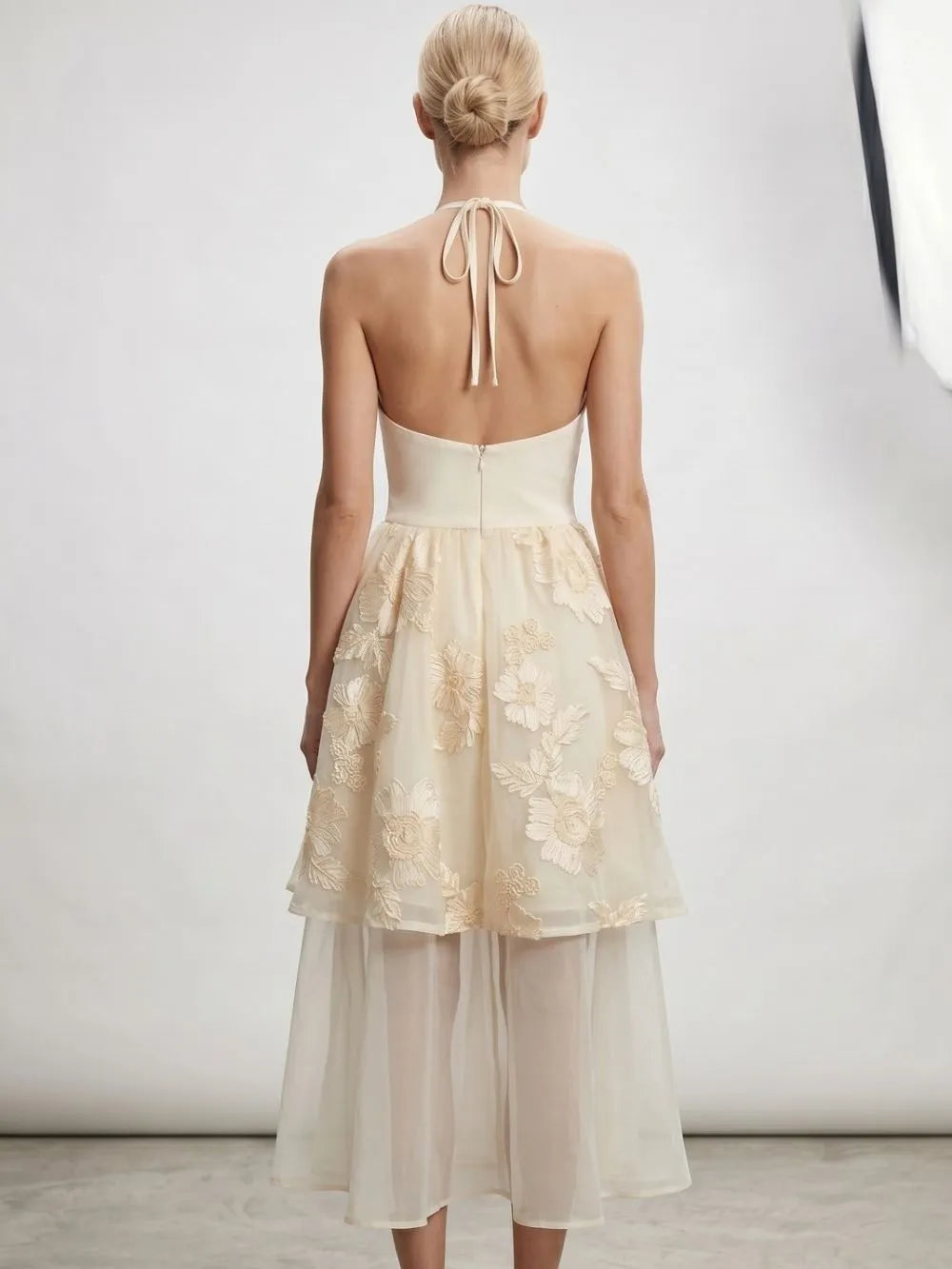 Maik Halter Flower Midi Dress Flowering Girl