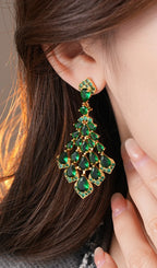 Danton Green Diamond Earrings Flowering Girl