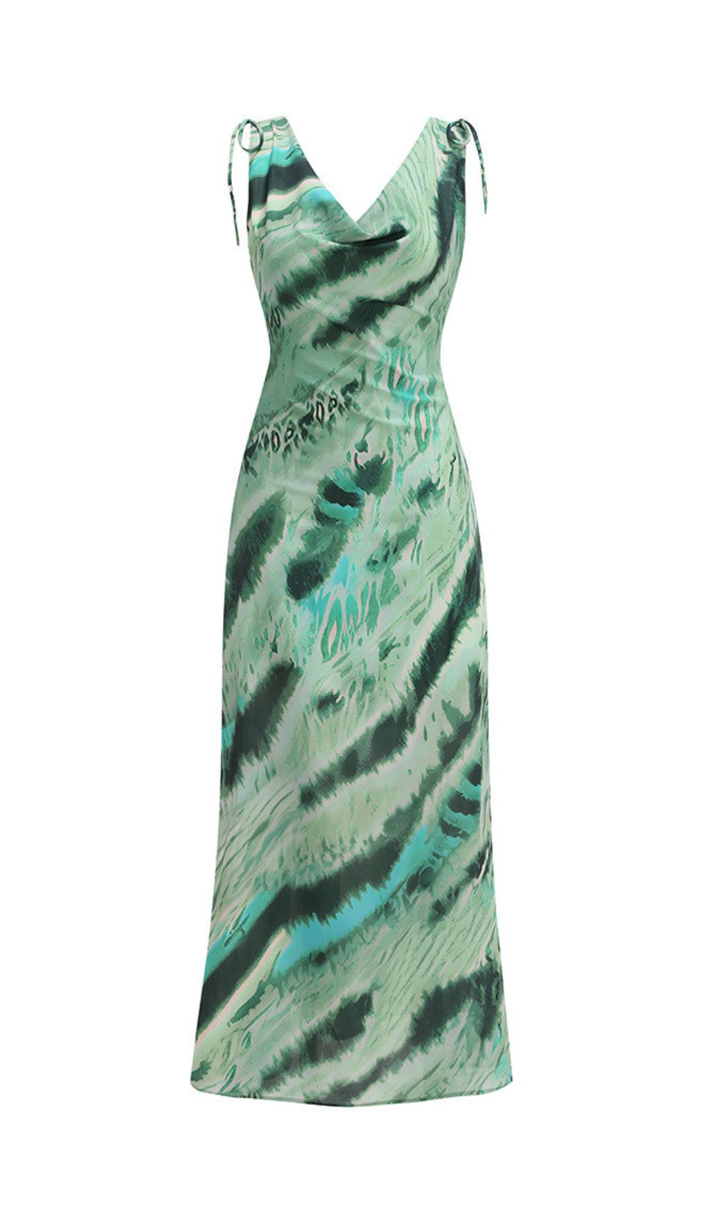 Jaffer Green Maxi Dress Flowering Girl