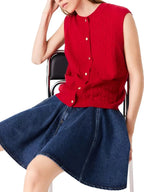 Lidilou Textured Knit Top Flowering Girl