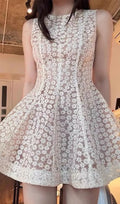 Ferdi Sleeveless Flower Mini Dress Flowering Girl