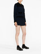 MONOGRAM-PATTERN BOMBER JACKET Flowering Girl