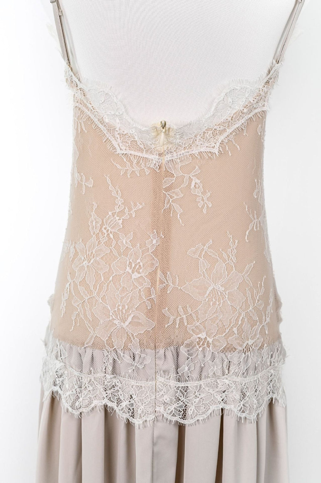 Ivory Chiffon Drop-Waist A-Line Gown Flowering Girl