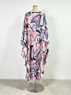 Malvina Printed Long Sleeve Maxi Dress Flowering Girl