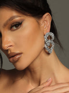 Tyora Circle Crystal Earrings Flowering Girl