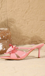 Hécate Pink Flower Sandals Flowering Girl