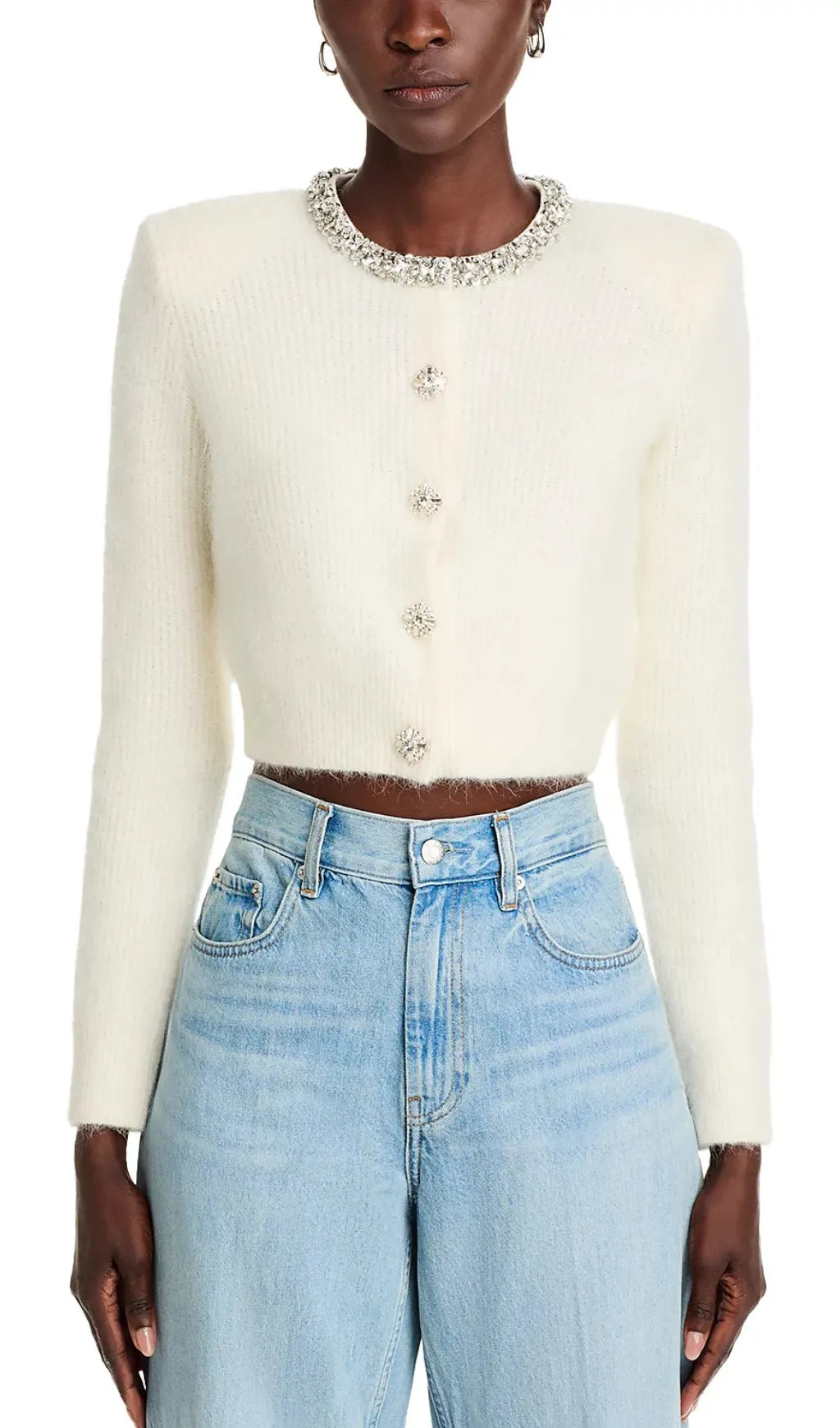 Embellished Soft Knit Cardigan Flowering Girl