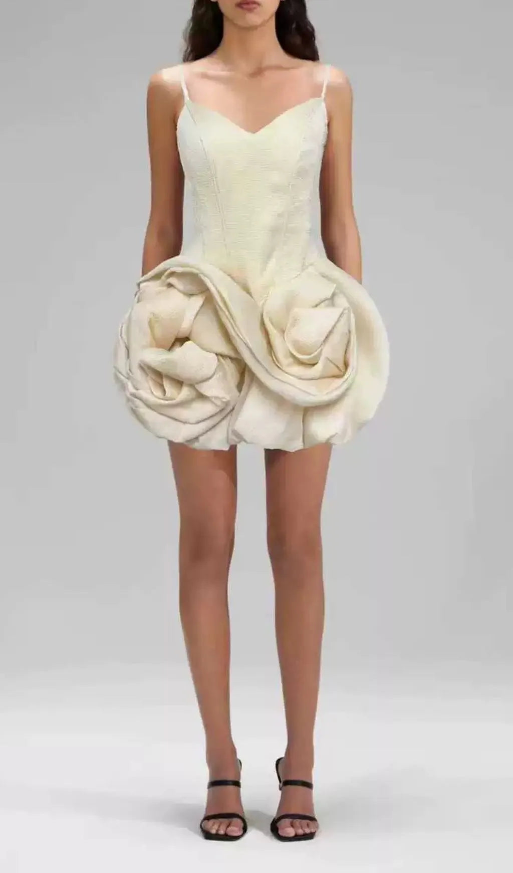 Isolina Strappy Flower Mini Dress Flowering Girl