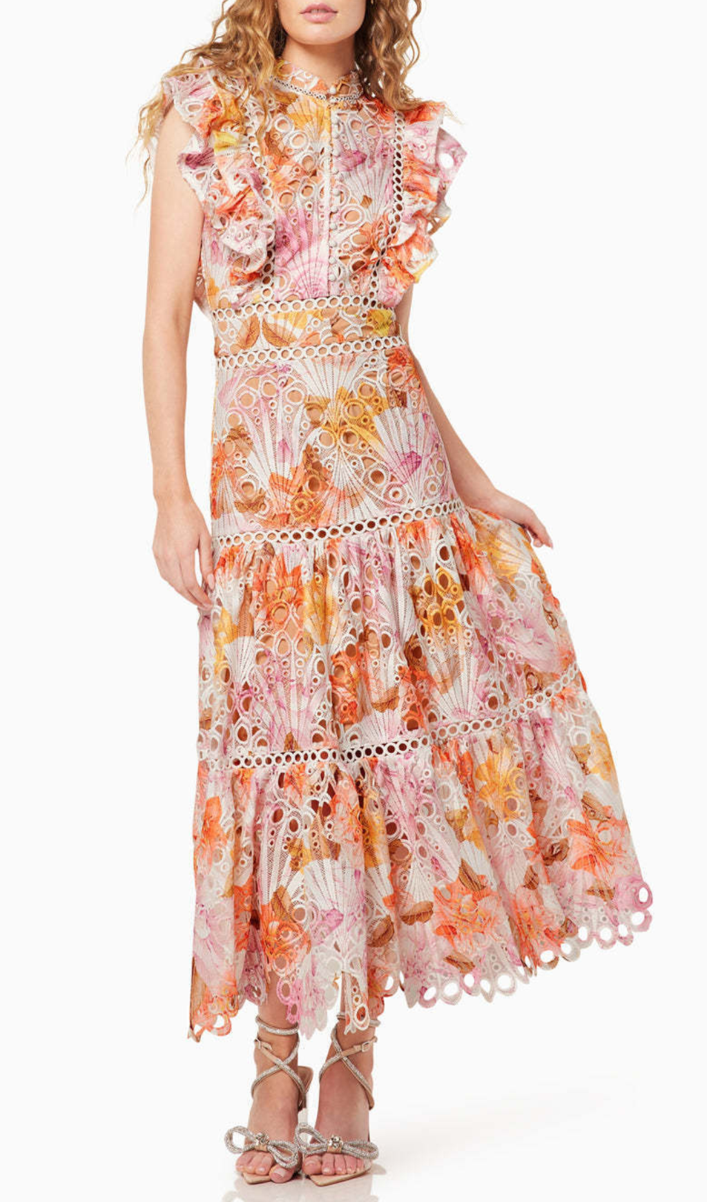 Amba Bohemian Midi Dress Flowering Girl